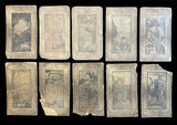 c.1890 Grand Etteilla Tarot Type II Cards, published by Z. Lismon, Paris