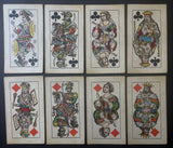 c.1885 Austrian Tarock Tarot Josef Glanz 54/54 Vienna