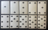 c.1870 Gassmann Dauphine Pattern, 52/52 Standing Courts