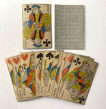 c1890 French Playing Cards Paris Pattern Gatteaux 52/52