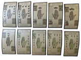 c.1930 Nouveau Jeu De La Main Antique Palmistry Cards
