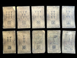 c.1890 Grand Etteilla Tarot Type II Cards, published by Z. Lismon, Paris