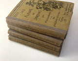 1929-36 Les Fleurs de Jardins, A. Guillaumin, Four Volumes