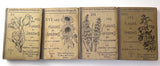 1929-36 Les Fleurs de Jardins, A. Guillaumin, Four Volumes