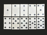 c.1830 Paris Pattern Playing Cards France 52/52 Painted Stencil Standing Courts