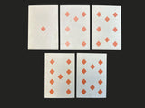c.1830 Hunt & Sons Playing Cards London 32/32 Painted Stencil Small Format Rare