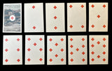 c.1885 Swiss Costumes Playing Cards 50/52 Partial