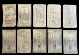 c.1890 Grand Etteilla Tarot Type II Cards, published by Z. Lismon, Paris