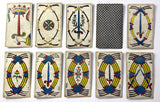 c.1904 Guglielmo Murari Tarot Piemontese 72/78 Cards Partial