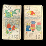 c.1850-91 Two-Headed German Tarot, dit Chinois