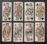 c.1870  Austrian Monkey Tarot by Josef Glanz