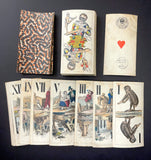 c.1870  Austrian Monkey Tarot by Josef Glanz