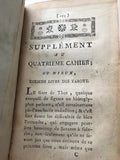 c.1783 Manière de se Récréer avec le Jeu de Cartes Nommées Tarots par Étteilla