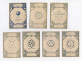1867 Oracle Planetaires, Sorcier du XIXe siècle: Tarot Parisiens, by A. de. Para d'Hermes