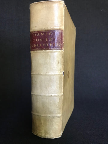 1544 La Comedia, Dante Alighieri, 1st Vellutello Ed.