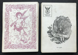 c.1864 American Playing Cards Civil War Era M. Nelson New York 46/52 Love Scenes