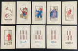 c.1875 Lismon Etteilla Tarot Type II Cards