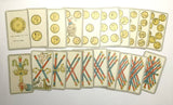Italian Tarot Minchiate Faustino Solesio, Carte Per L'Estero, 95/96