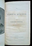 1839 The Fairie Queene EDMUND SPENSER Epic Elizabethan Poem 1/2 Marbled Leather